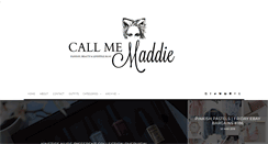Desktop Screenshot of callmemaddie.com